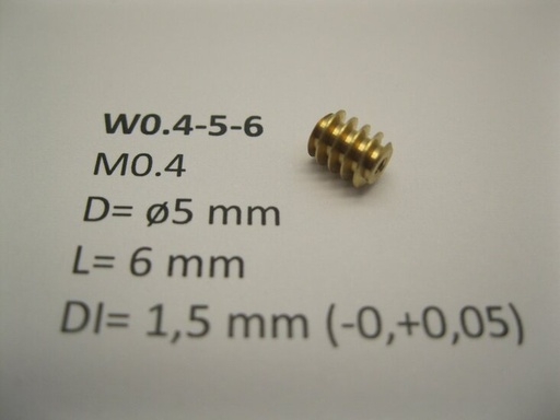 [MM.new-mic-w0.4-5-6] micromotor wormwiel Replacement 