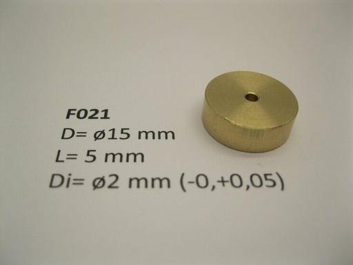 [MM.new-mic-F021] micromotor vliegwiel F021 ø15 mm x 5 mm x ø2 mm