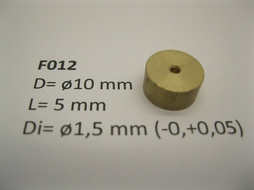 [MM.new-mic-F012] micromotor vliegwiel F012 ø10 mm x 5 mm x ø1,5 mm