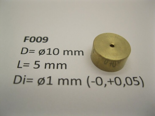 [MM.new-mic-F008] micromotor vliegwiel F009 ø10 x 5 x ø1 mm