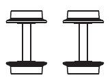 [EPI.ET40260-29] Piko ET40260-29 - N BR 624 wielstel zonder tandwiel (2x)