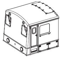 [EPI.ET40440-01] Piko ET40440-01 - N machinistenhuis compleet NS 2200 bruin
