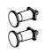 [EPI.ET51300-64] Piko ET51300-64 - BR 151 Buffers (2x)