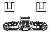 [EPI.ET52500-39] Piko ET52500-39 - BR 218 draaistelbehuizing met 2x arretplaten