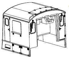 [EPI.ET52680-01] Piko ET52680-01 - NS 2297 machinstenhuis compleet bruin