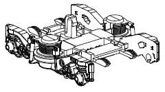 [EPI.ET53000-439] Piko ET53000-439 - ICR rijtuig draanstel voor (assen 1 & 2)