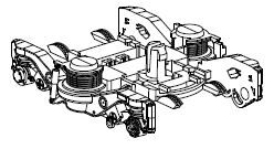 [EPI.ET53000-440] Piko ET53000-440 - ICR rijtuig draaistel achter (assen 3 & 4)