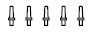 [EPI.ET57194-28] Piko ET57194-28 - ICE antenneset voor Bistro rijtuig (5x)